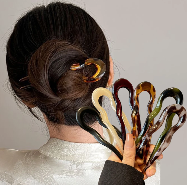 Acetate acrylic hairpin