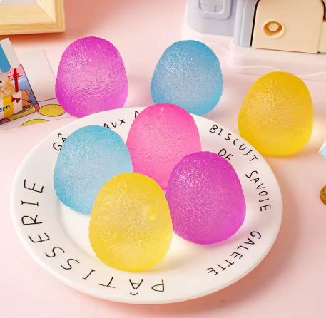 Soft Color Sugar Ball Squishy – Stress Reliever Fidget Toy