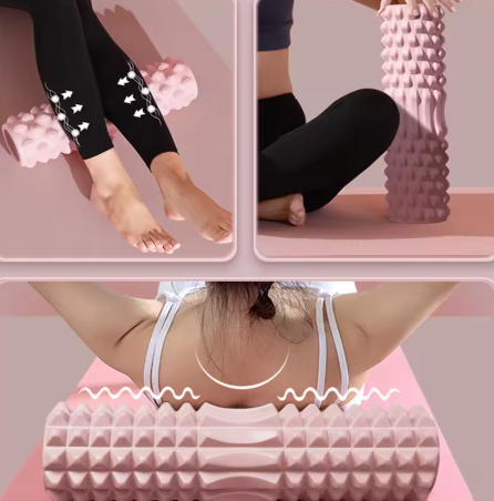 Foam Roller Massager - Full Body Muscle Relaxation, Pain Relief, and Recovery Exercise Tool