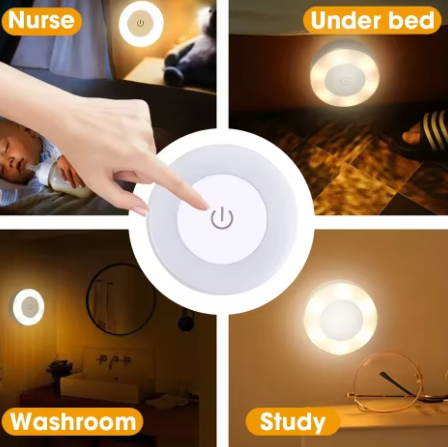 LED USB Rechargeable Portable Mood Light – Living Room/Bedroom Interior Lighting