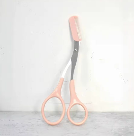 Eyebrow Trimmer Scissors Set – Includes Comb, Stainless Steel, Makeup Beauty Tools for Men and Women