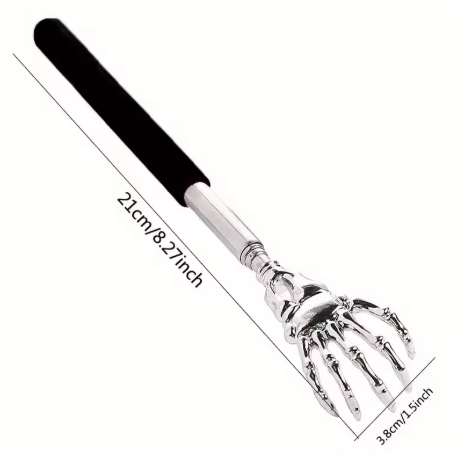 Portable Stainless Steel Expandable Back Scratcher – For People and Pets