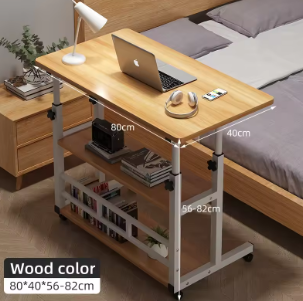 Mobile height-adjustable desk