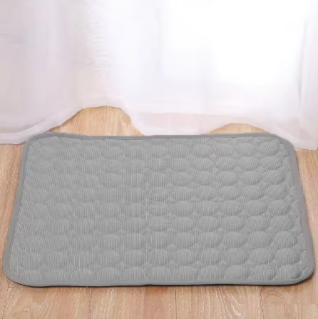 Ice Silk Cooling Pad for Dogs – Breathable, Washable, Reusable, Summer-Friendly, for Small Pets