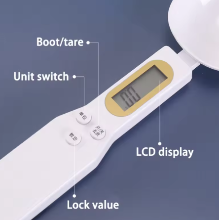 LCD Digital Measuring Spoon Scale, Coffee & Baking Kitchen Tool