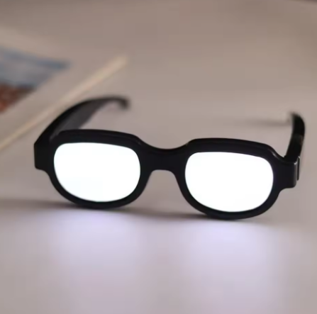 LED Conan Style Glowing Glasses – USB Charging Cosplay Prop for Parties and Halloween