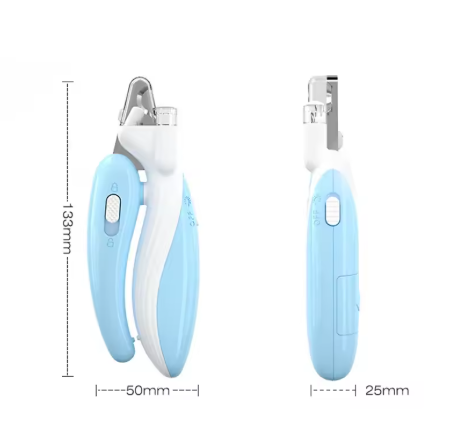 LED Light Pet Nail Trimmer, Professional Cat and Dog Nail Clipper Trimmer