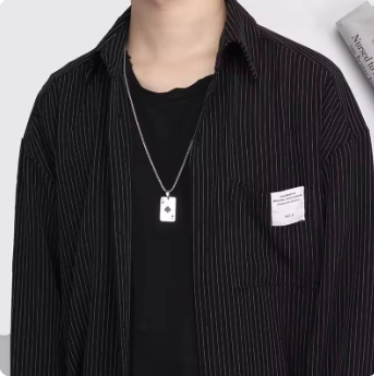 Poker Card Chain Necklace