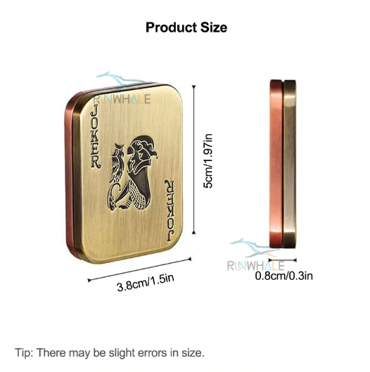 EDC Push Slider Metal Fidget Stress Reliever Toy