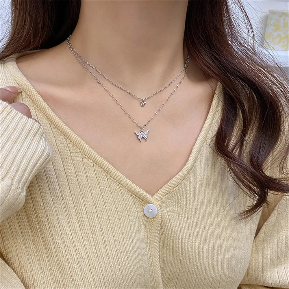 Premium butterfly necklace