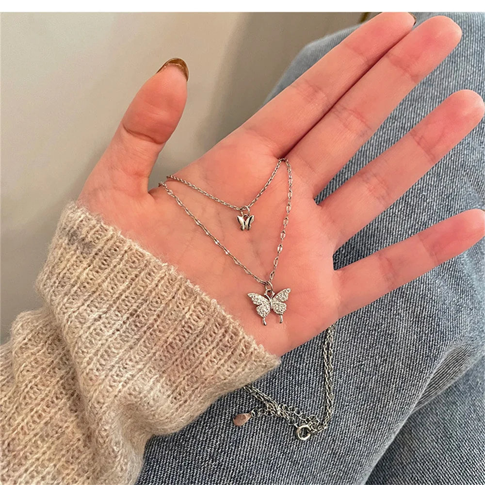 Premium butterfly necklace