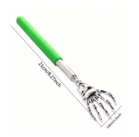 Portable Stainless Steel Expandable Back Scratcher – For People and Pets
