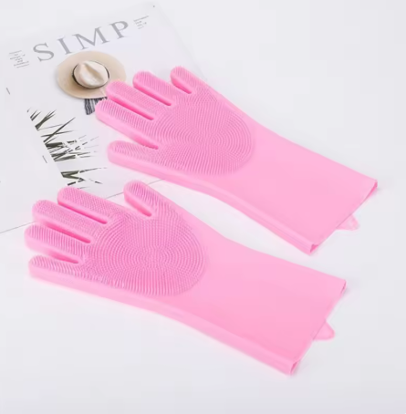 Dog Silicone Bath Brush Glove