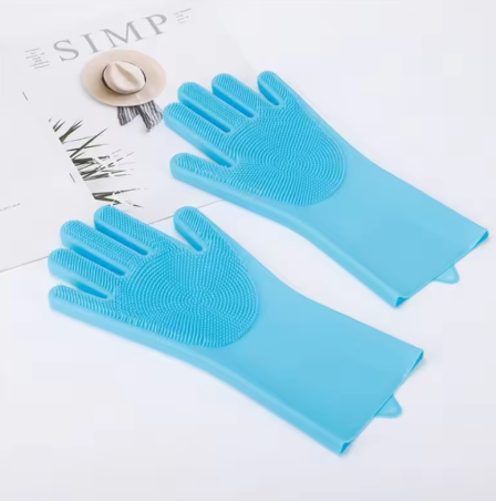 Dog Silicone Bath Brush Glove