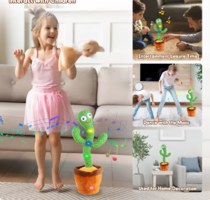 Dancing cactus that follows your words
