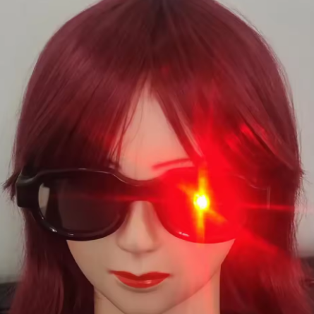 LED Conan Style Glowing Glasses – USB Charging Cosplay Prop for Parties and Halloween