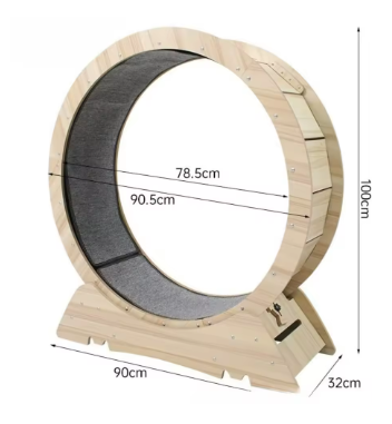 Silent cat wheel