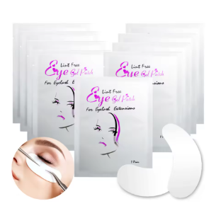 50 Pairs of Eye Patch Pads, Eyelash Extension Hydrogel Gel Stickers
