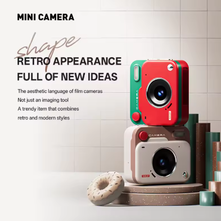 HD CCD Retro Mini Digital Camera – Perfect for Travel, Outdoor Photography, and Children's Gifts