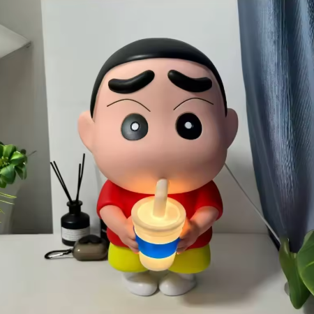 Crayon Shin-chan Character Bedside Mood Lamp – Cute Cartoon Design, Gift Nightlight