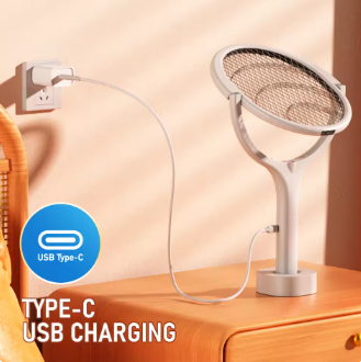 90 degree rotating mosquito electric swatter