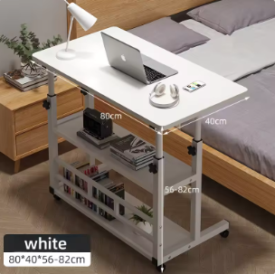 Mobile height-adjustable desk