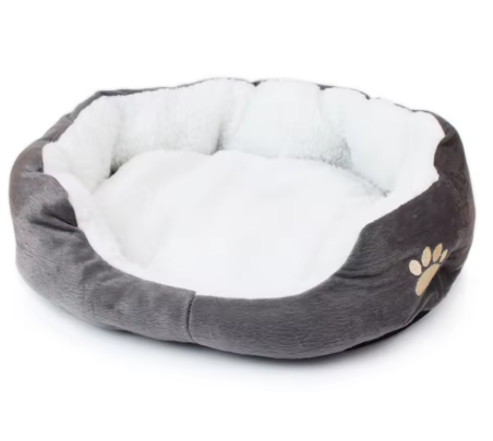 Cave bed for dogs and cats – thick PP cotton, sofa design, for small pets