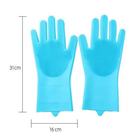 Dog Silicone Bath Brush Glove