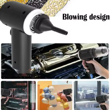 Cordless Mini Vacuum Cleaner – USB Rechargeable, 1200mAh, Wet/Dry, Car/Home