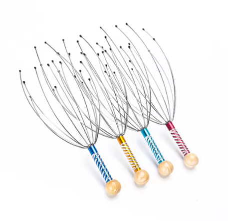 Octopus-shaped scalp massager – for stress relief and health care, and a body scratcher.
