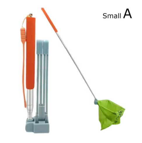 28.7-inch Long Handle Poop Collector - Steel Handle, Eco-Friendly (Q3M2)