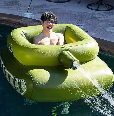 Outdoor PVC Water Spray Inflatable Swimming Circle Water Play Interactive Toy