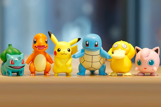 6-Piece Pokémon Anime Figures
