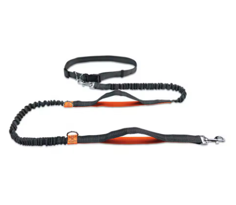 Reflective Running Dog Leash 🐕‍🦺✨ Hands-free Jogging Harness