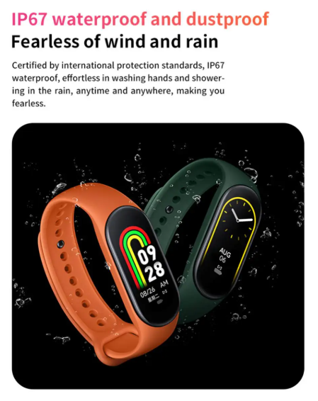 Mi Band 8 Smart Bracelet – Heart Rate, SpO₂ & Fitness Tracker
