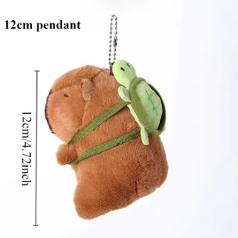 Capybara doll character shape bag backpack