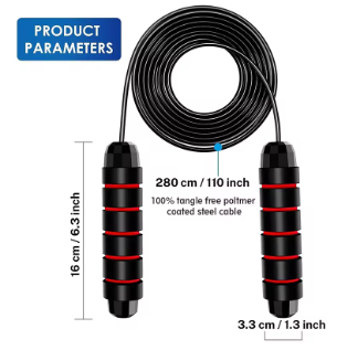 Advanced steel wire jump rope