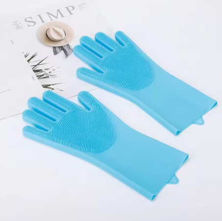 Dog Silicone Bath Brush Glove