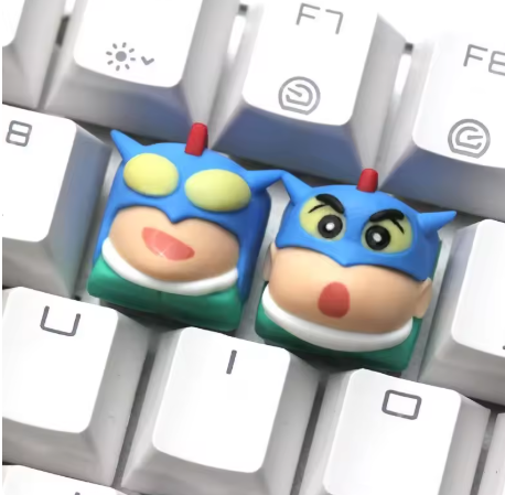 Shin-chan Anime Keycaps – Translucent, for Mechanical Keyboards, Cute Gift