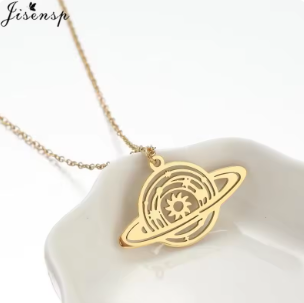 Premium Women's Fashion Saturn Necklace