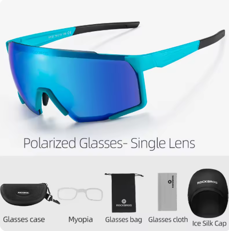 ROCKBROS Cycling Goggles – Polarized/Photochromic Lenses, Sports Sunglasses for Men and Women