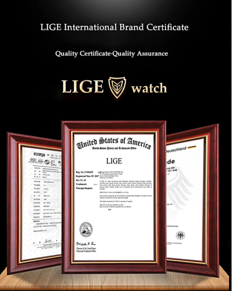 LIGE 2025 Creative Luxury Men’s Watch – Roulette Dial Quartz Wristwatch