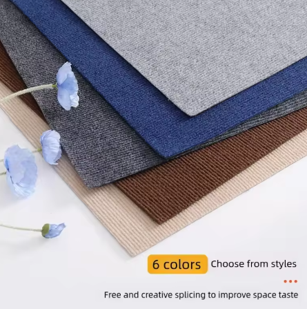 Self-adhesive carpet cat scratch board for sofa and wall protection and nail care