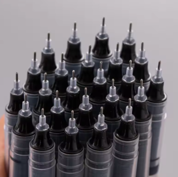 Premium Needle Tip Gel Pen Set – Straight Liquid Ink, Kawaii Stationery, School & Office, 10 Pieces