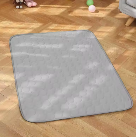 Ice Silk Cooling Pad for Dogs – Breathable, Washable, Reusable, Summer-Friendly, for Small Pets