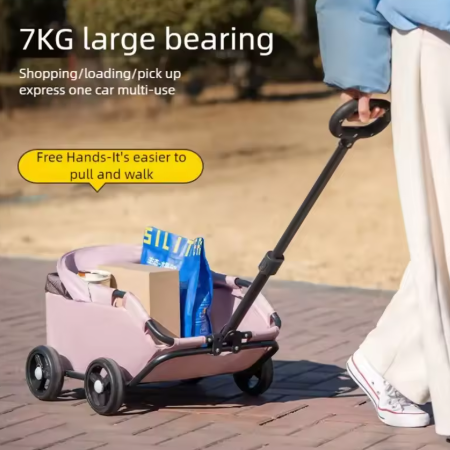 Small pet stroller for dogs, cats, teddy bears, strollers, outdoor activities, lightweight and foldable