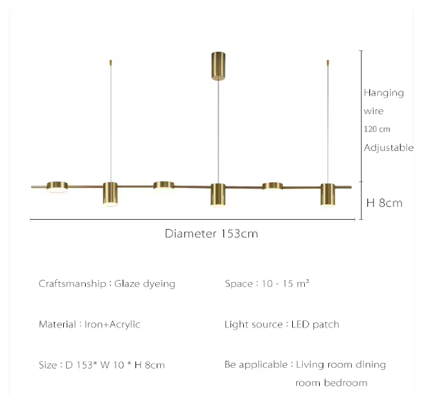 Modern LED Living Room Chandelie