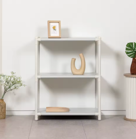 3-Tier Multipurpose Storage Shelf - Kitchen, Pantry, Microwave Display Rack