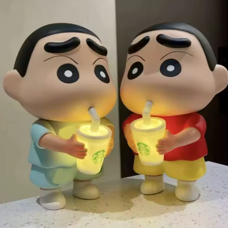 Crayon Shin-chan Character Bedside Mood Lamp – Cute Cartoon Design, Gift Nightlight