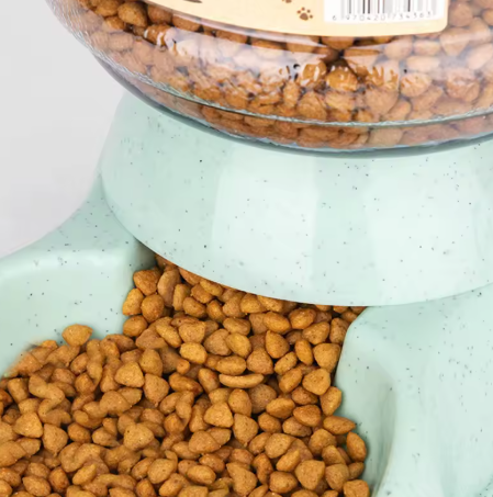 Large capacity automatic pet food and water bowl